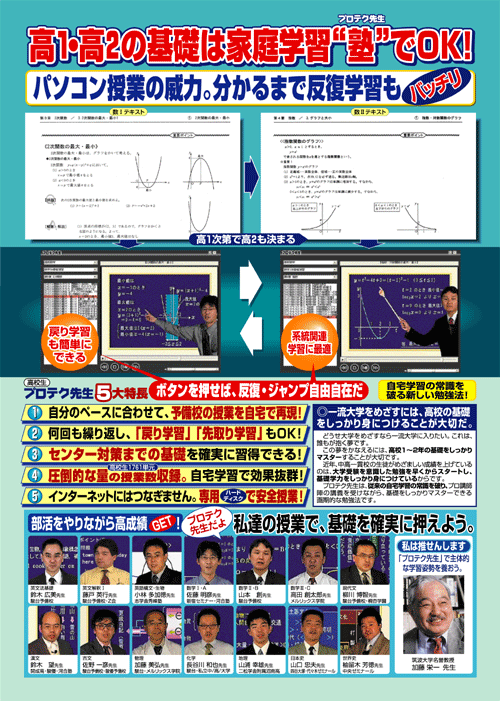 プロテク先生高校生編